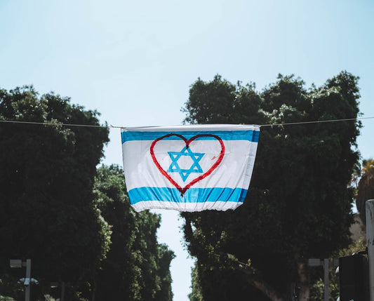 Israeli flag in Tel Aviv