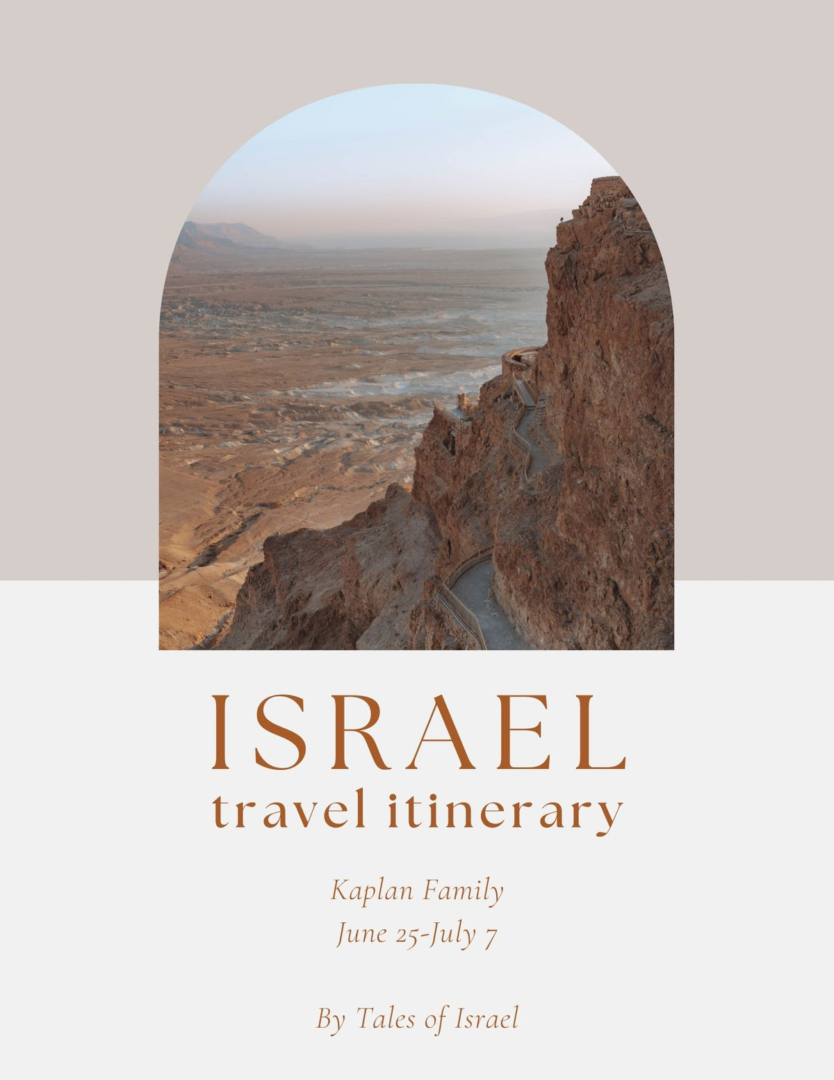 Itinerary Services – Tales of Israel